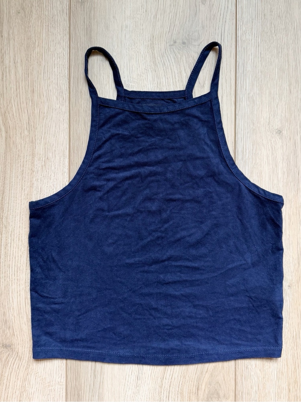 Brandy Melville Navy Jordyn Halter Top